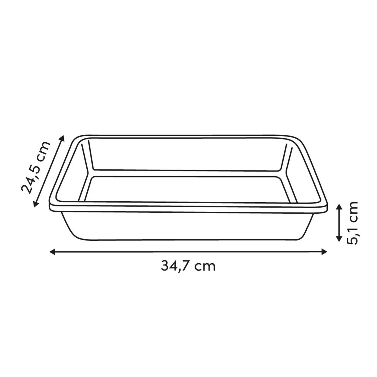 Kalup Za Pečenje Harmony - bež, Osnovno, metal (34,7/24,5/5,1cm)
