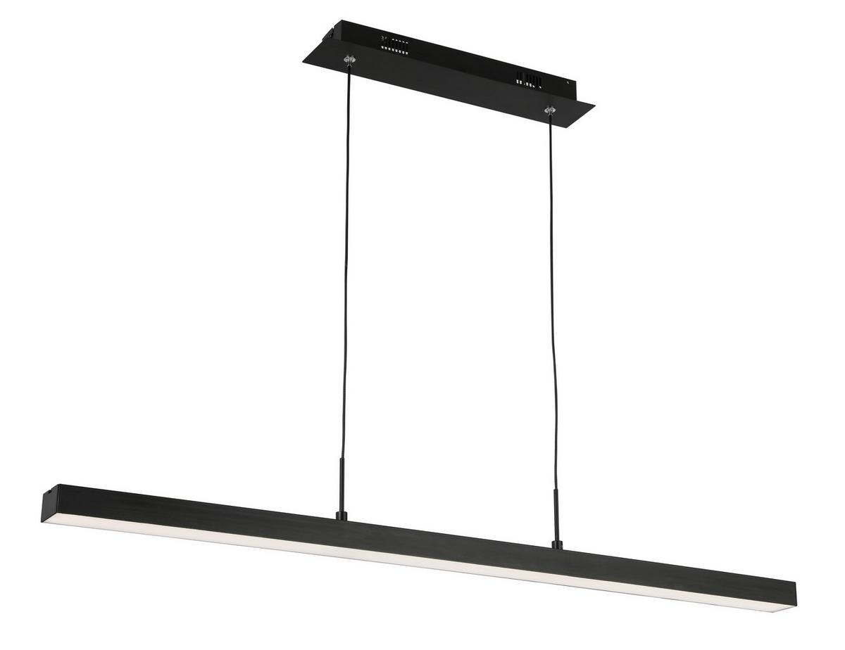 LAMPA WISZĄCA LED SUPREME *SBN*SH* - czarny, Konventionell, tworzywo sztuczne/metal (100/5/120cm) - Novel