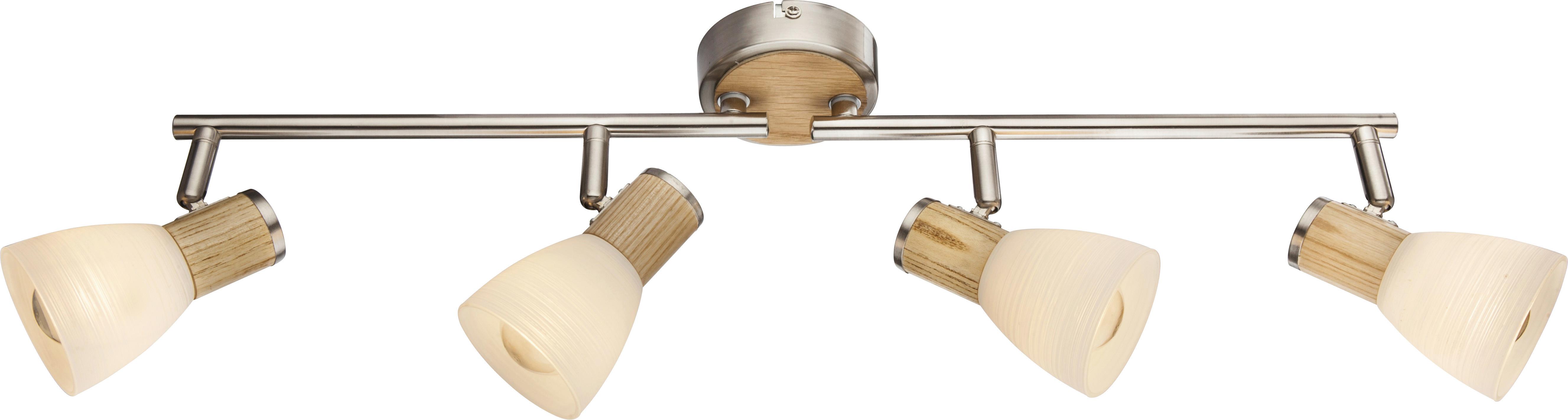 Strahler Gylfi max. 40 Watt - Natur, Glas/Naturmaterialien (60/15,5cm) - Globo