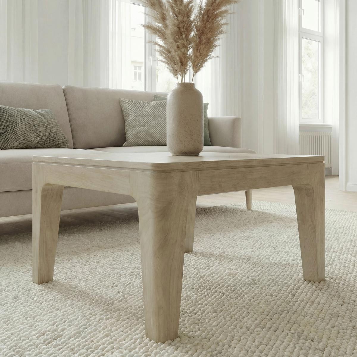 Couchtisch Wl7.585 - Weiss, Design, Holz (60/60/32cm) - Livetastic