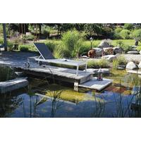 Sonnenliege Rimini Metall/Textil - Weiß, Basics, Textil/Metall (198/60/35cm) - Acamp