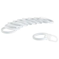 SET INELE PERDEA CU CLIPS RINGESET RILLCUBE - alb, metal (16cm) - Modern Living