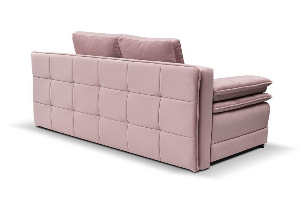 Trosjed Na Razvlačenje Alice - ružičasta/crna, Moderno, tekstil/plastika (202/73-92/105cm) - Modern Living