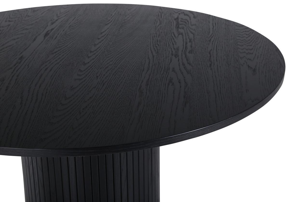 ESSTISCH BIANCA - Schwarz, Design, Holzwerkstoff (110/110/75cm) - Livetastic