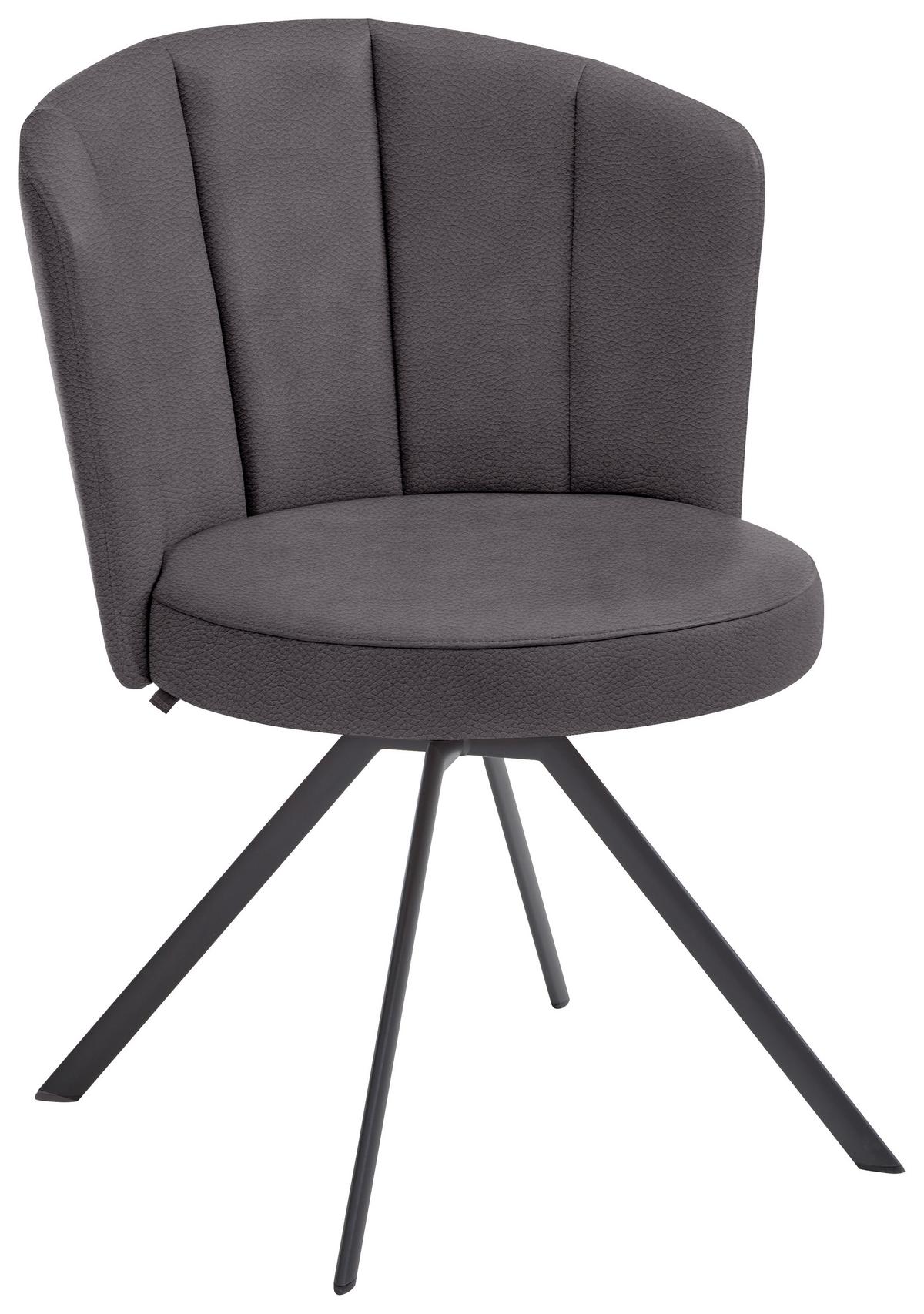 KRZESŁO NEXT LEVEL 3000 - antracytowy, Design, metal/tkanina (62/83/64cm) - Venjakob