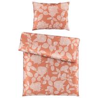 Bettwäscheset Thea - Orange, Konventionell, Textil (160/210cm) - Premium Living