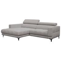 Sarokkanapé Aspen - szürke, Konventionell, faalapú anyag/textil (192/264cm)