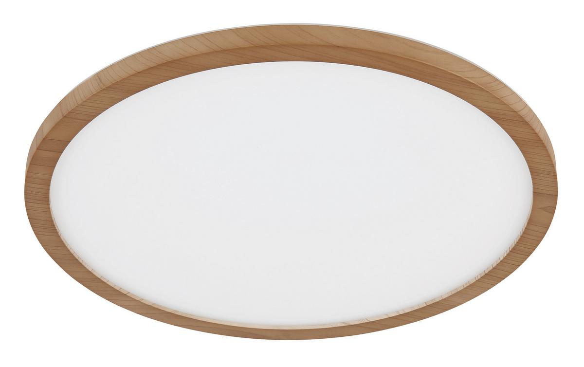 Stropna Led-svetilka Sapana, S Sijalko - bela/opal, Natur, umetna masa (42/2,5cm) - Globo