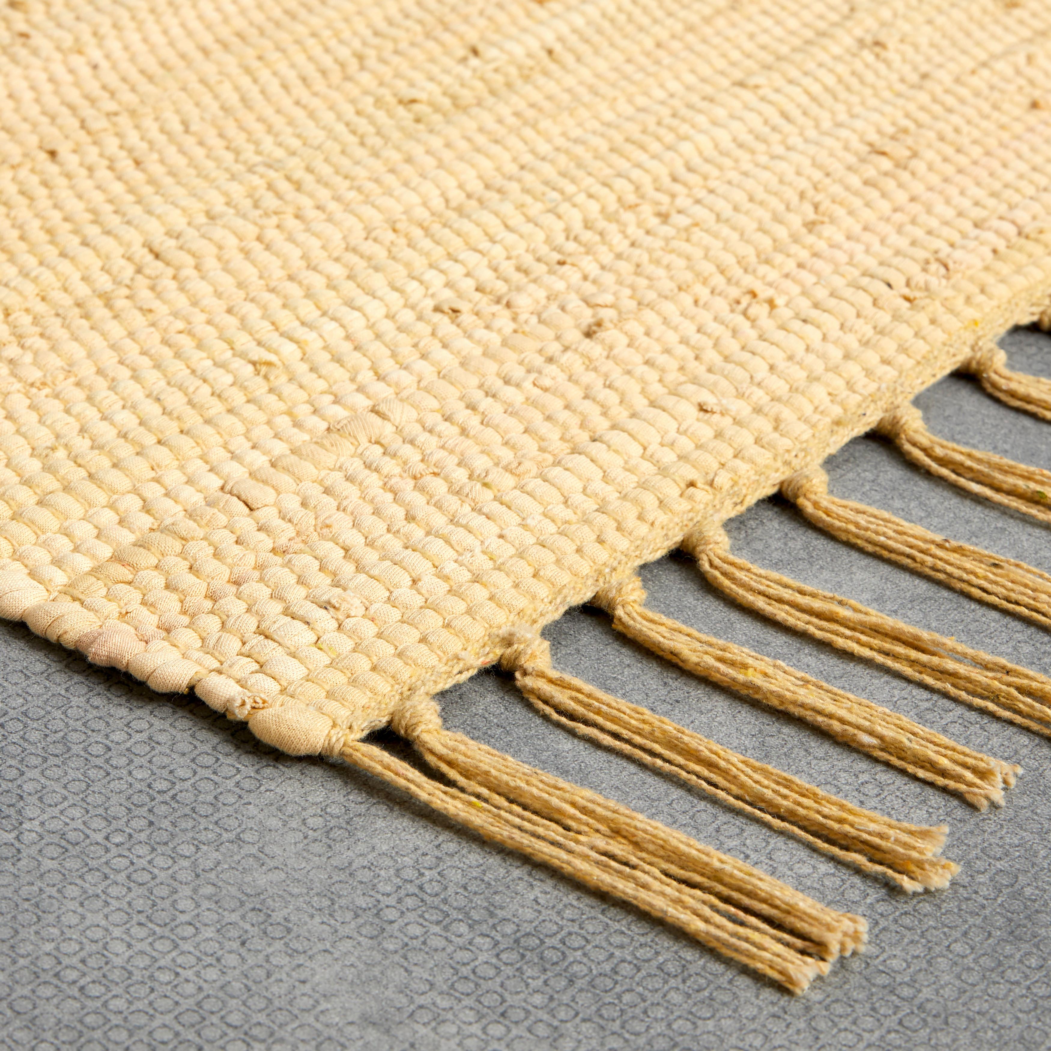 Fleckerlteppich Julia 1 in Beige ca. 60x90cm - Beige, ROMANTIK / LANDHAUS, Textil (60/90cm) - Modern Living