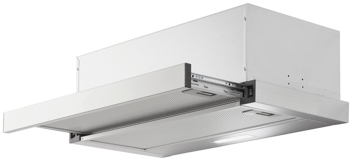 Dunstabzugshaube FS1-60BSPY Edelstahlfarben - Edelstahlfarben, Basics, Metall (60/23/47cm) - PKM