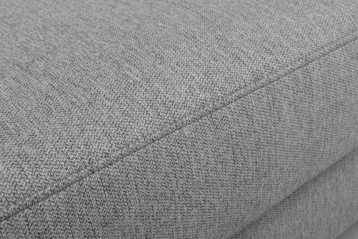 NORET Canapea extensibila - gri deschis, Konventionell, textil (222/93/99cm) - Modern Living