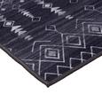 Covor Țesut Mississippi - negru, textil (160/230cm) - Modern Living Covor Țesut Mississippi - negru, textil (160/230cm) - Modern Living