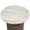 SOFFBORD SOLCO -TREND- - bronsfärgad/naturfärgad, Lifestyle, metall/trämaterial (44/46cm) - Premium Living