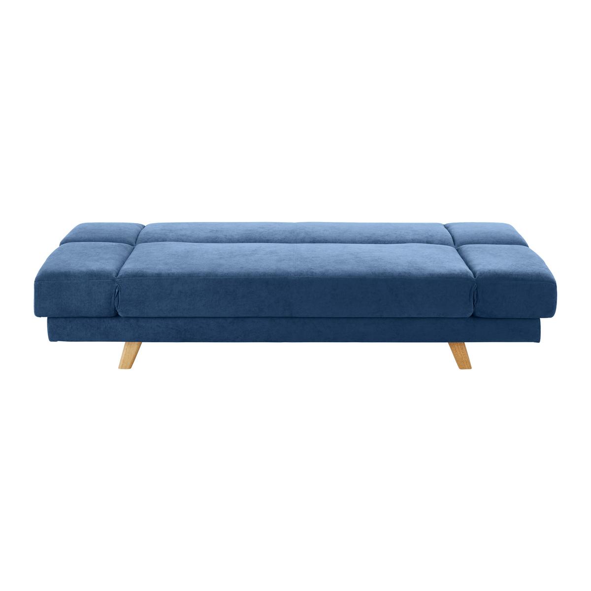 Zofa S Posteljno Funkcijo Funky, Modra - modra/naravne barve, Moderno, tekstil/les (183/73/79cm) - Bessagi Home