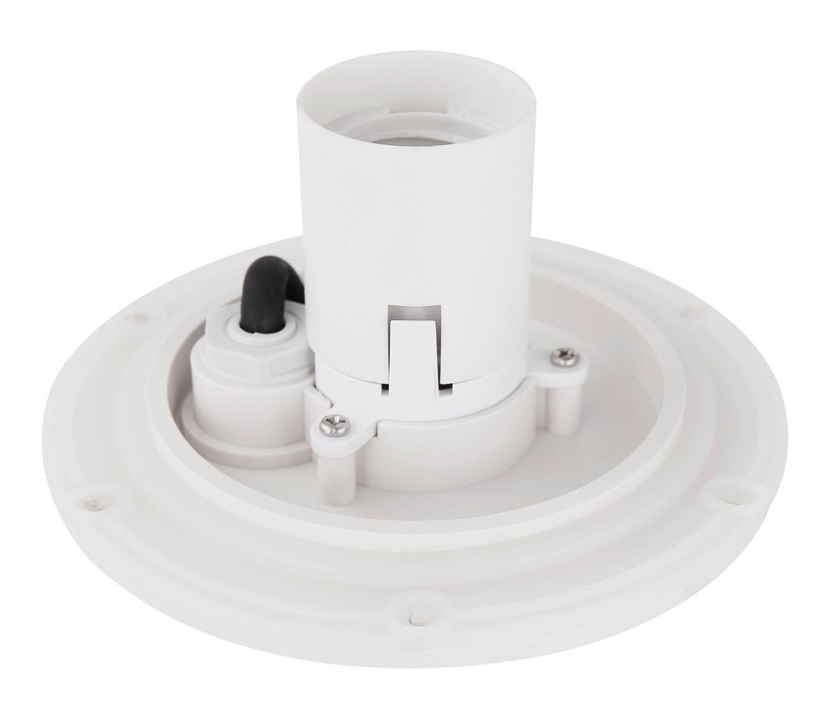 Zunanja Stoječa Svetilka Vascon, Bela, Opal, 40w - bela/opal, Basics, umetna masa (24/9,6cm) - Globo