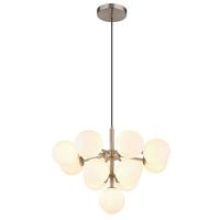 SUSPENSION 56143-13N - couleur nickel, Design, métal/verre (56/120cm) - Globo