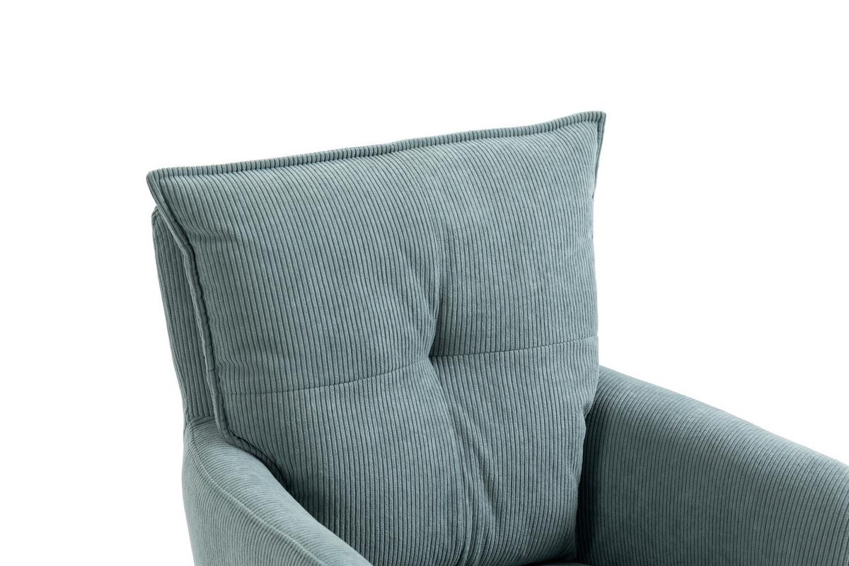 KRZESŁO Z PODŁOKIETNIKAMI POINT - czarny/jasnoniebieski, Design, metal/tkanina (60/95/67cm) - Novel