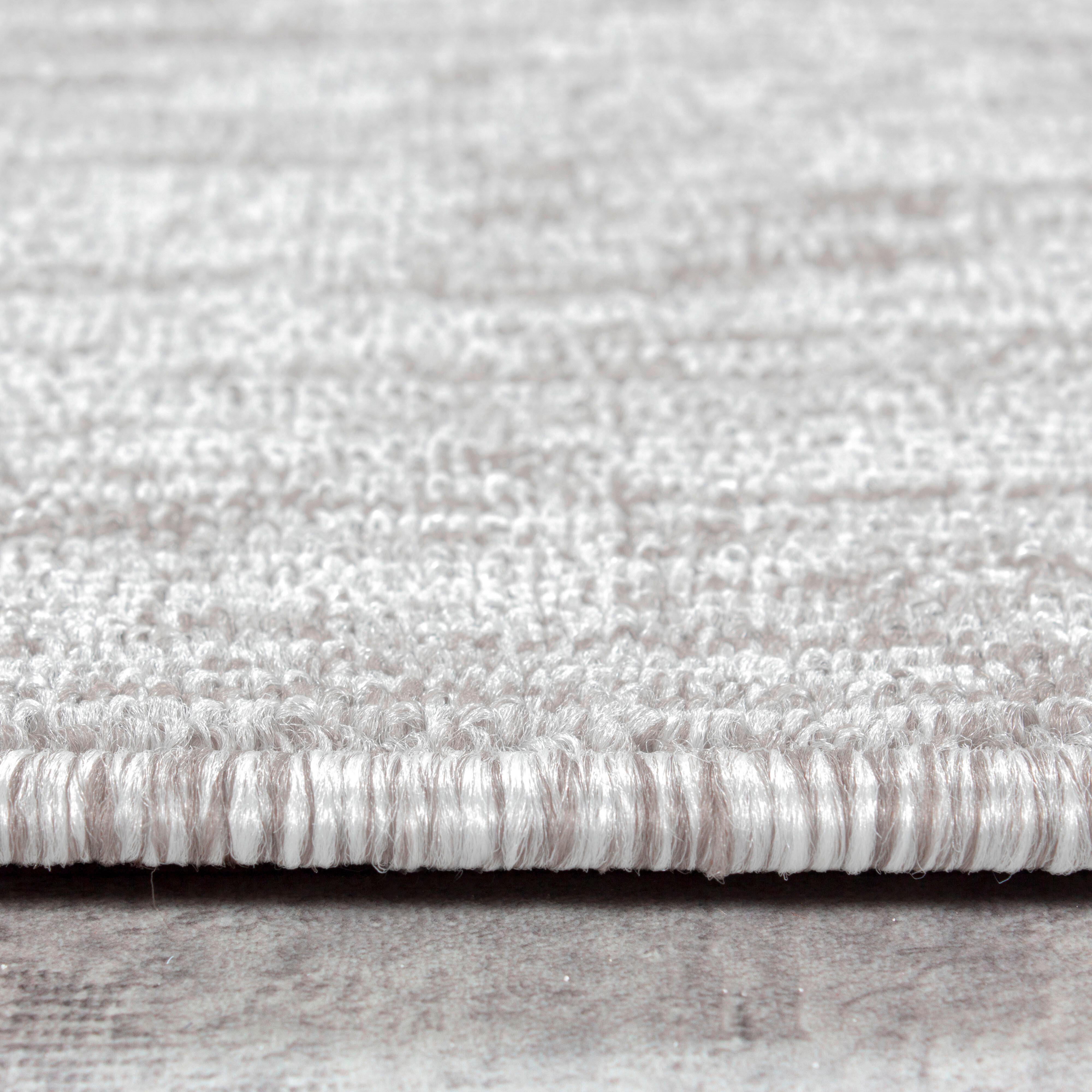 Flachwebeteppich Nizza Creme Ø ca. 200cm - Creme, Design, Textil (200/200cm) - Novel