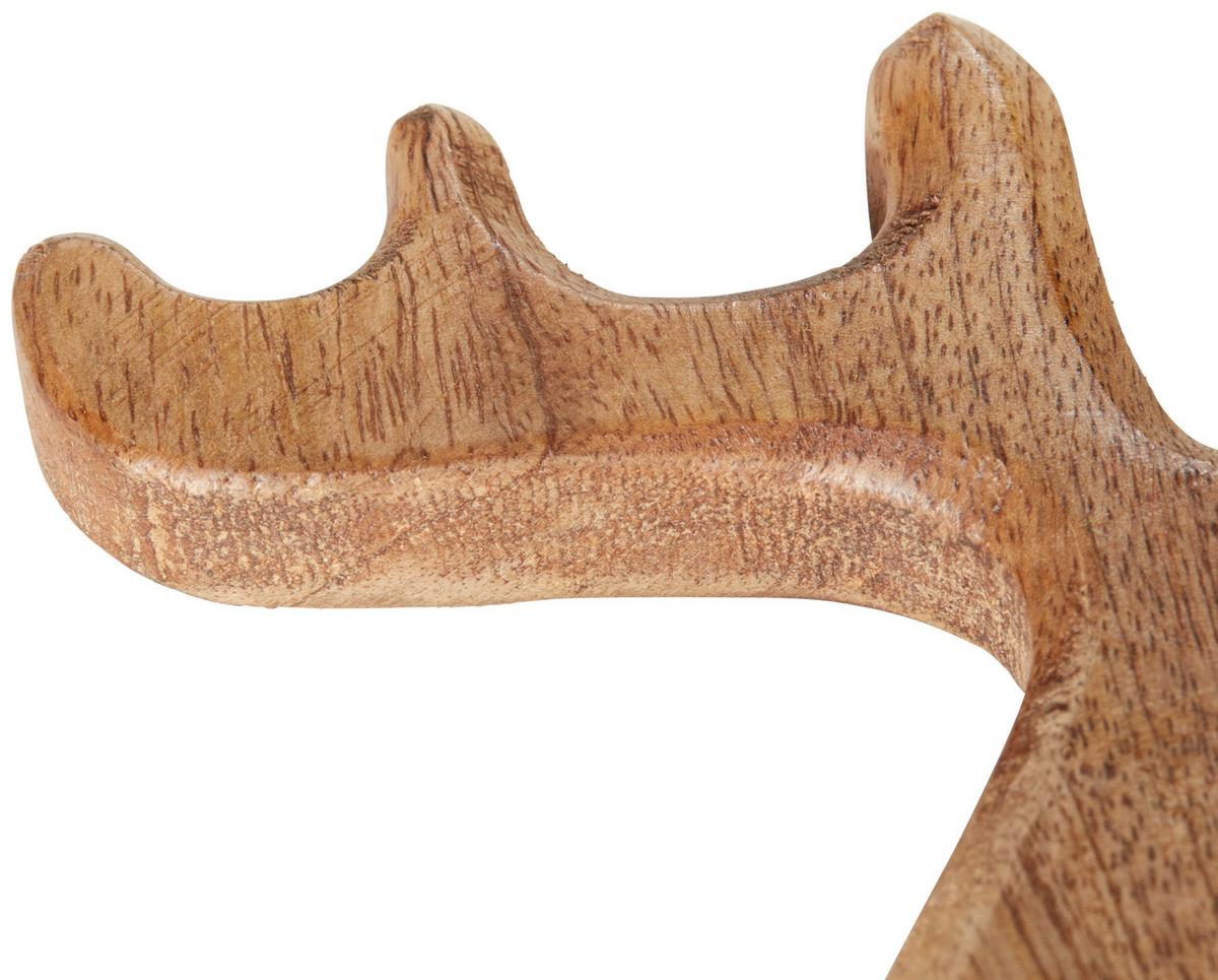 Dísztányér Reindeer - natúr színű, Natur, fa (30/25/2,5cm) - Modern Living