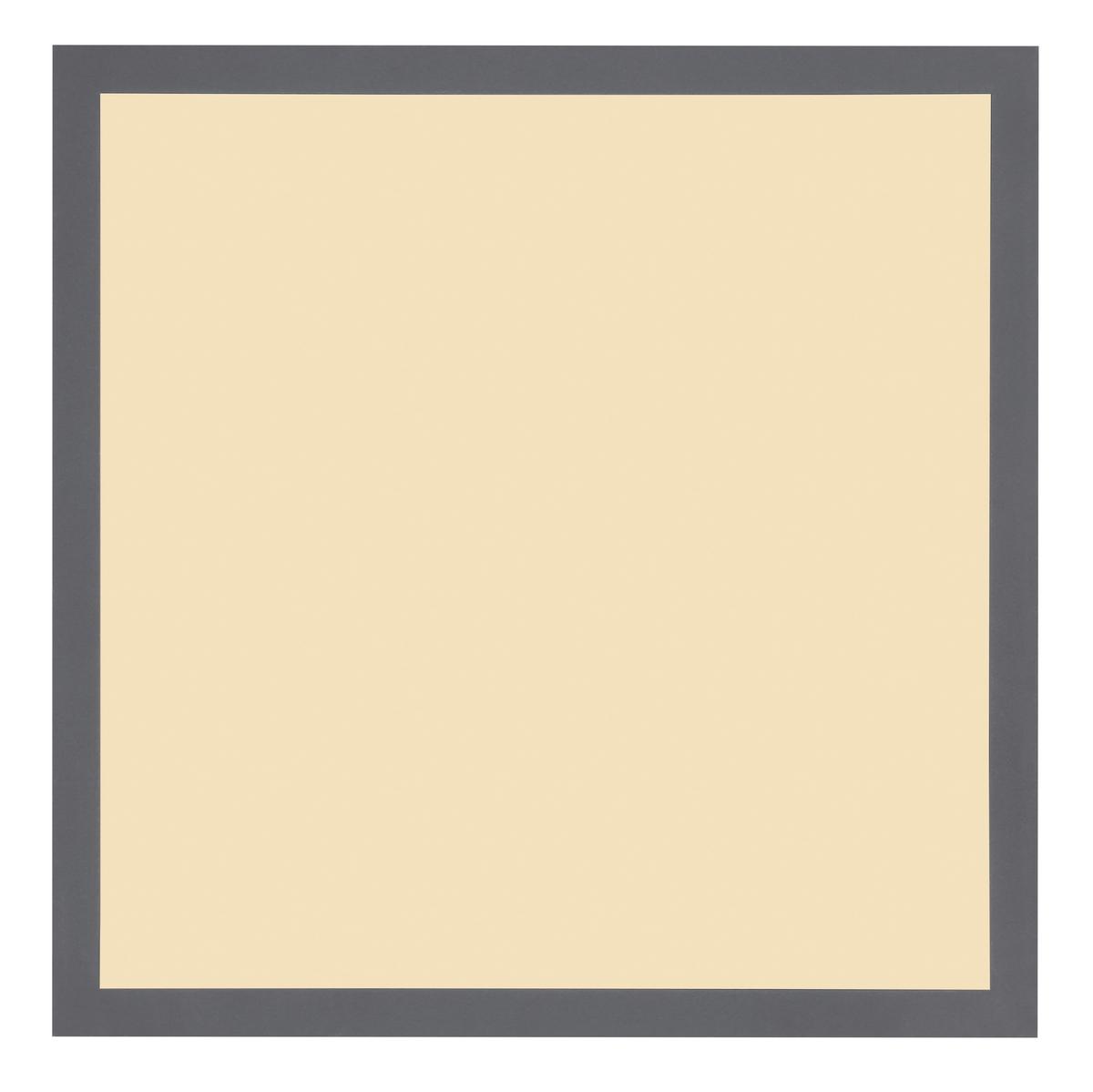 Deckenleuchte in Graphitfarben max. 12 Watt - Opal/Graphitfarben, Basics, Kunststoff/Metall (30/30cm) - Globo
