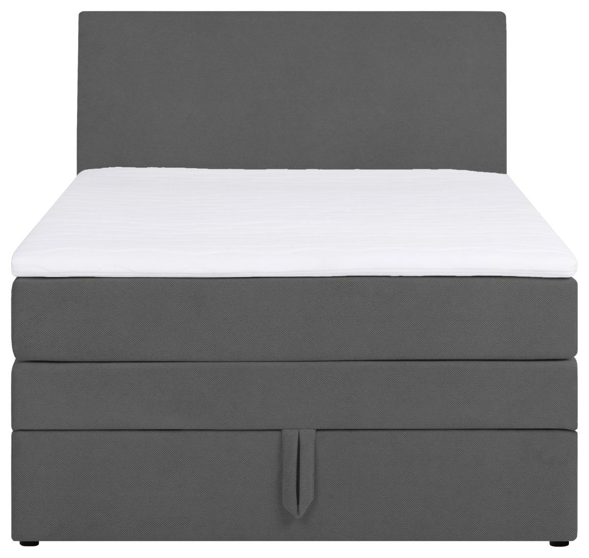 PAT BOXSPRING WICKIE - gri, Konventionell, lemn/metal (120/200cm)