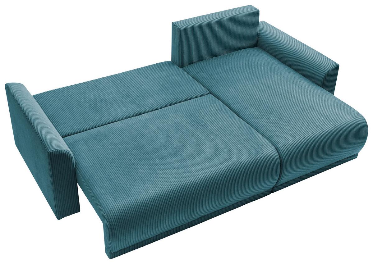 Kutna Garnitura Kim - tirkizna, Moderno, drvo (233/146cm) - Modern Living