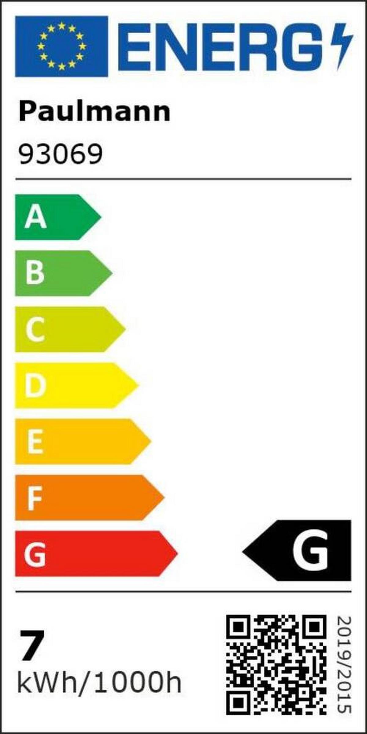 LED-Deckenleuchte in Satin max. 6 Watt - Basics, Kunststoff (5cm) - Paulmann