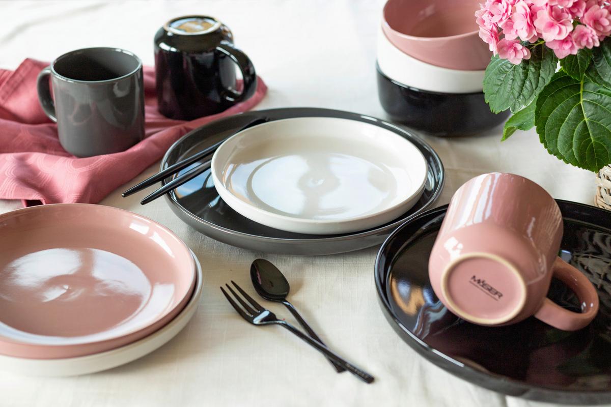 KOMBISERVICE KOMBISERVICE, 934005 - Rosa, Basics, Keramik - Mäser