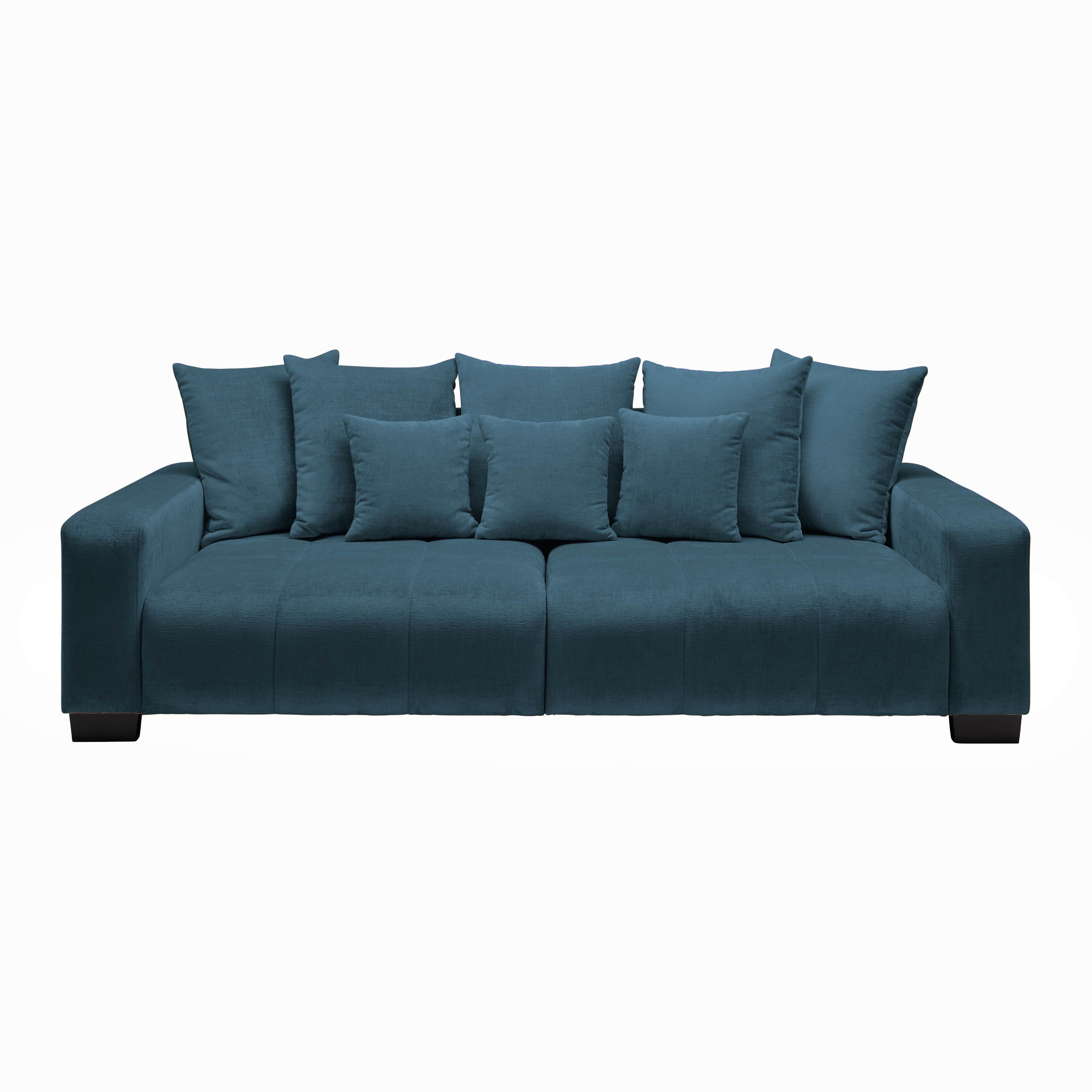 Bigsofa Matteo Petrol - Petrol/Schwarz, MODERN, Holz (246/93/124cm) - Based