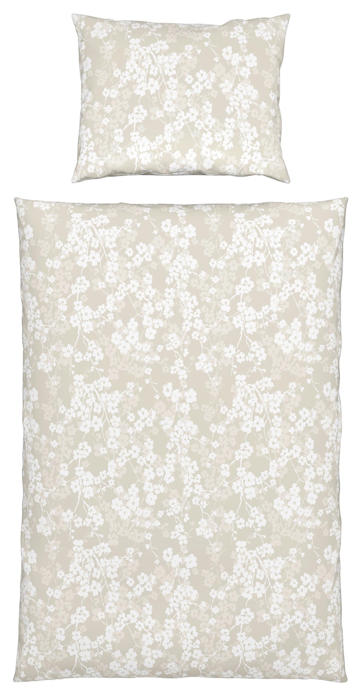 Posteljina Catrin 140x200/60x80cm - bež, Lifestyle, tekstil (140/200cm) - Modern Living