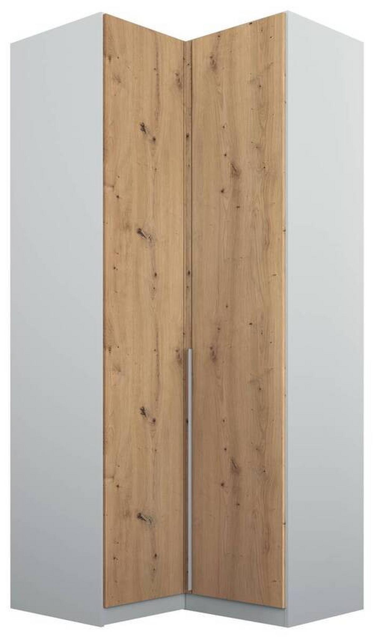 Kutni Ormar Za Odjeću Alabama - hrast Artisan/svijetlo siva, Moderno, drvni materijal (100/229/102cm) - Modern Living