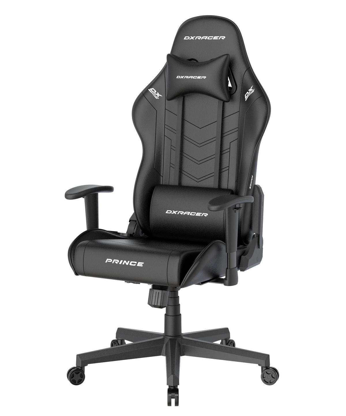 Gamingstuhl Prince Schwarz - Schwarz, KONVENTIONELL, Kunststoff/Textil (70/132/70cm) - Dxracer
