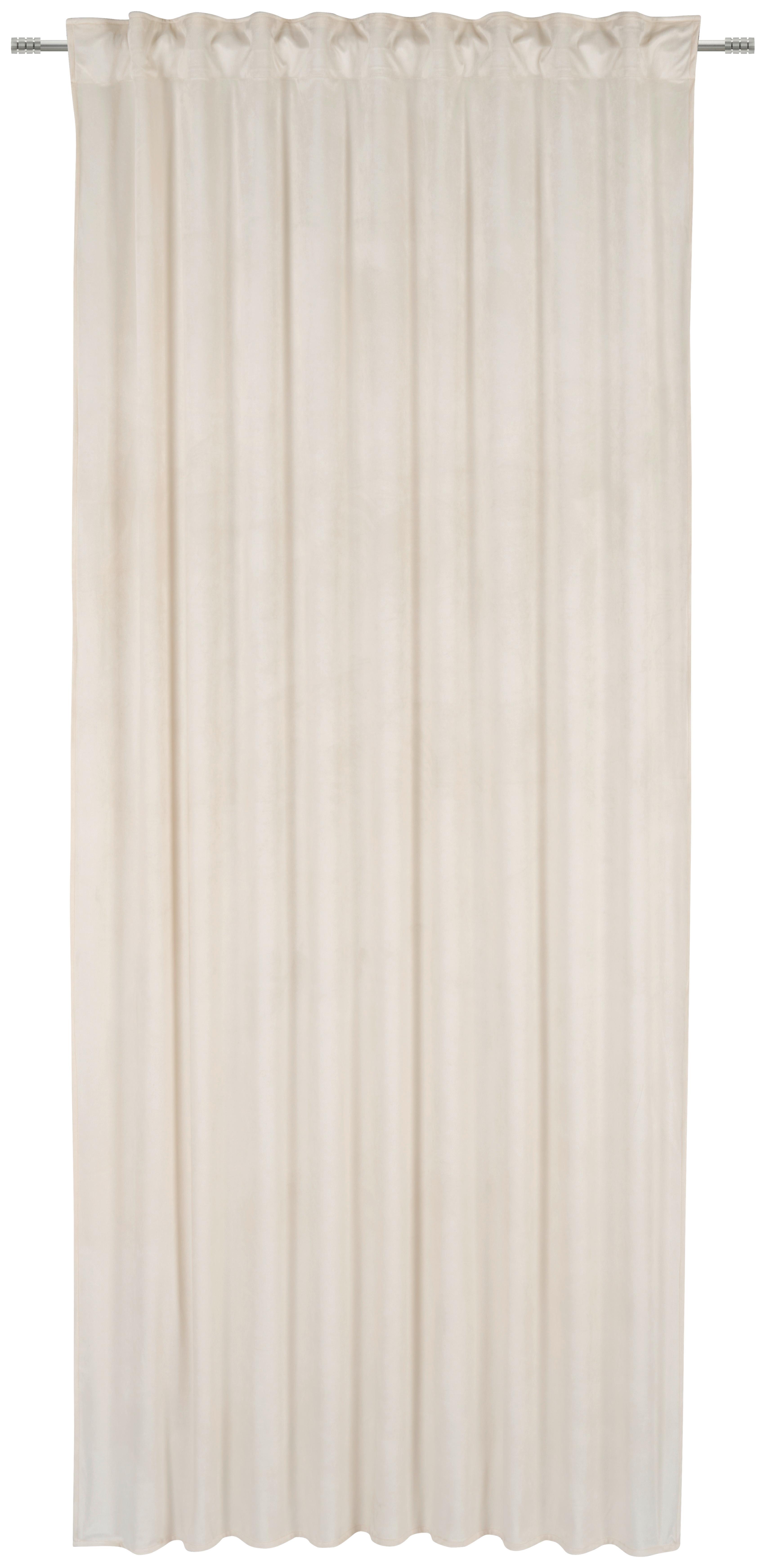 ZASŁONA GOTOWA PABLO - kolor naturalny, Basics, tkanina (135/245cm) - Esposa