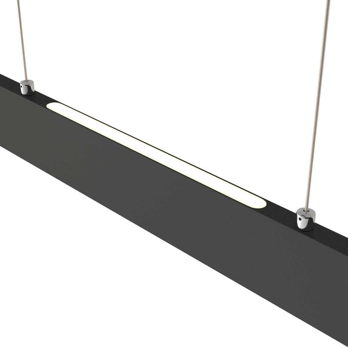 Pendelleuchte Step Schwarz max. 30 Watt - Schwarz, Basics, Metall (4/8/118,5cm) - MAYTONI