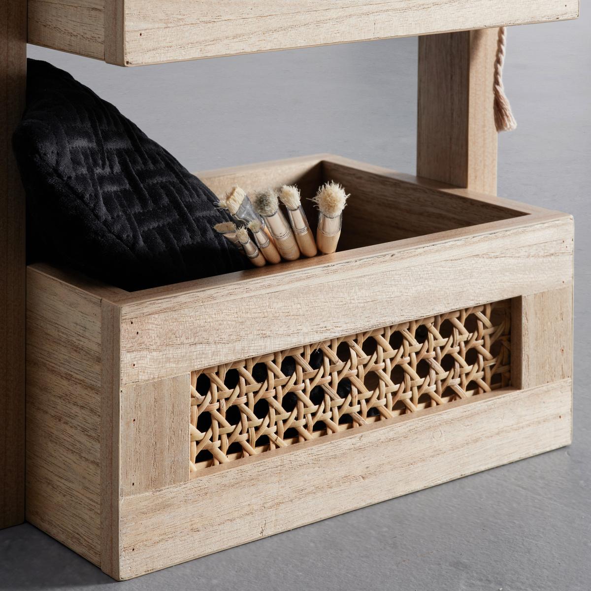 Regal Denis Naturfarben Echtholz/MDF - Naturfarben, MODERN, Holz/Holzwerkstoff (26,5/70,5/18cm) - Bessagi Home