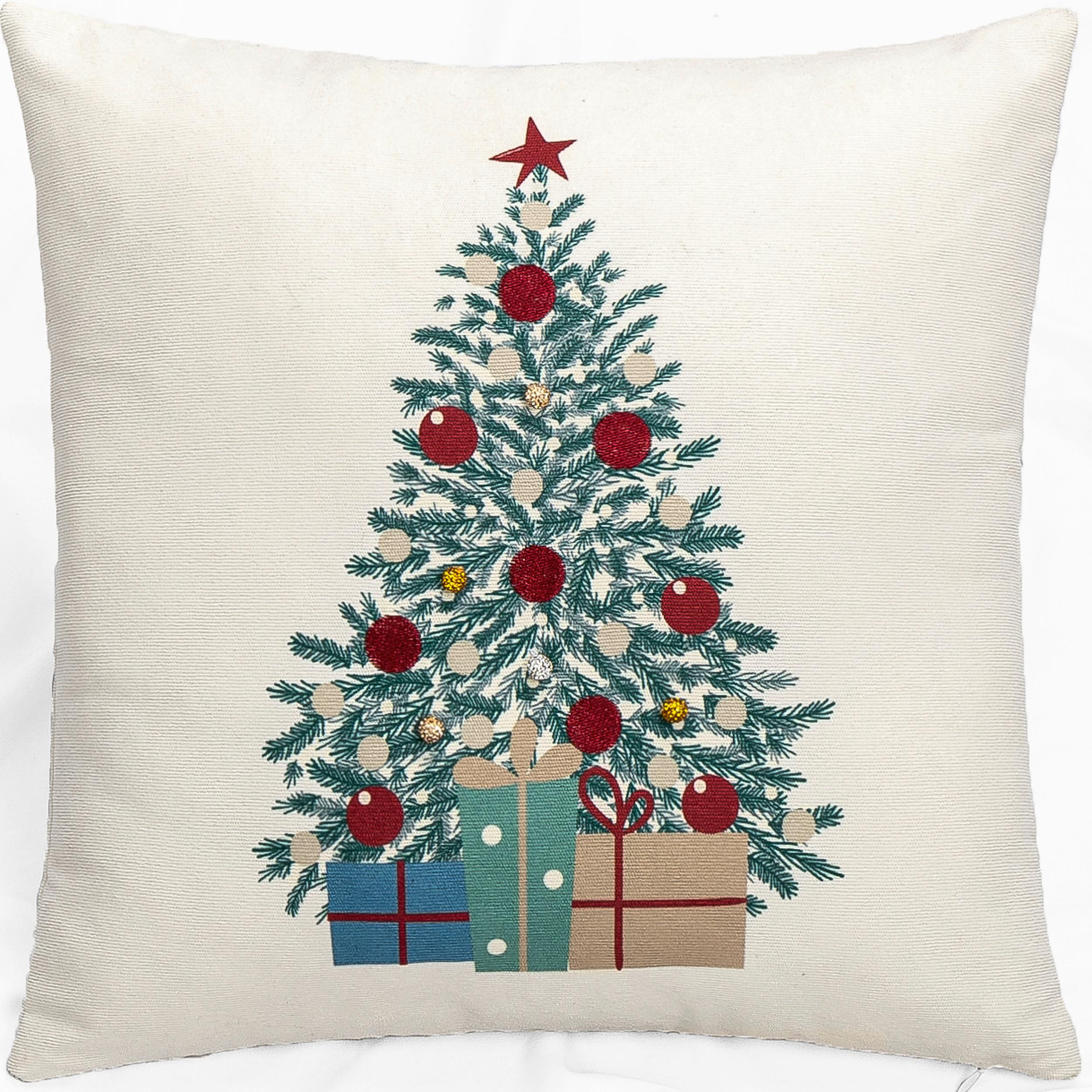 Díszpárna Noel 45/45 - szürkésfehér, textil (45/45cm) - Mömax