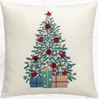 Díszpárna Noel 45/45 - szürkésfehér, textil (45/45cm) - Mömax