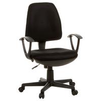 Drehstuhl City 10 Schwarz - Schwarz, MODERN, Kunststoff/Textil (57/106/44cm) - MID.YOU