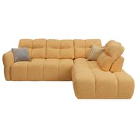 Kutna Garnitura Contempo - žuta/crna, Moderno, tekstil/plastika (277/90-98/225cm) - Premium Living