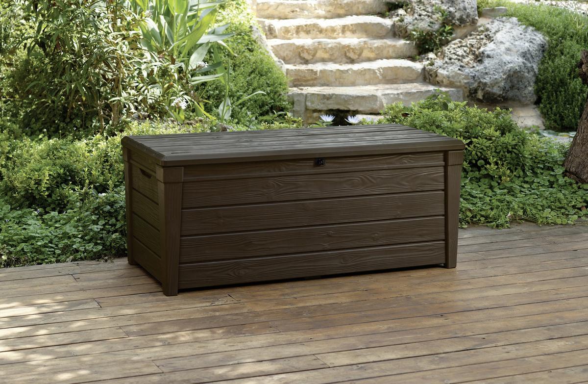 Párnatartó Láda Brightwood 455 L - barna, műanyag (145/69.7/60.3cm) - Mömax