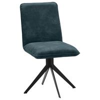 KRZESŁO MALIBU - petrol/czarny, Design, metal/tkanina (46,5/87/64cm) - Voleo