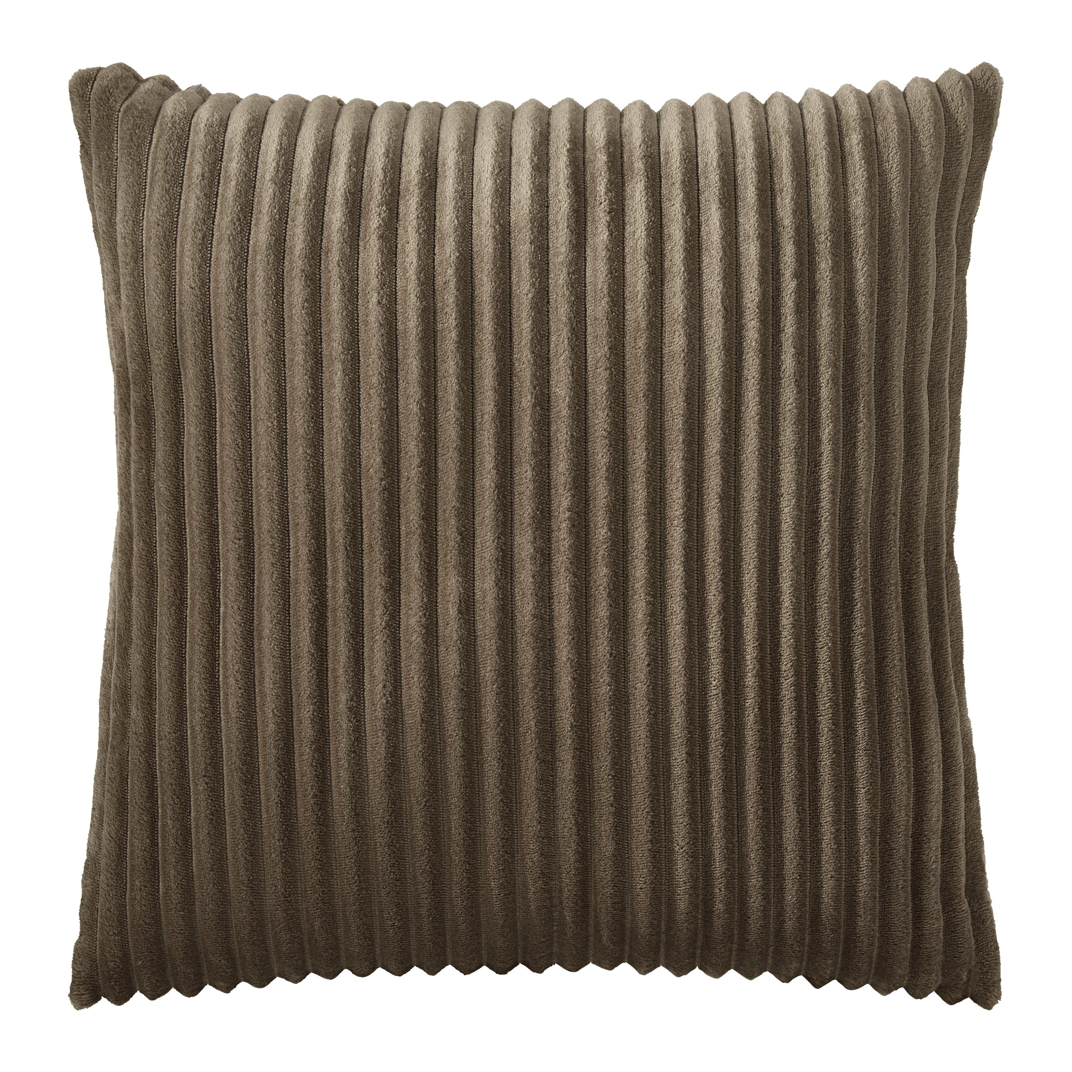 Zierkissen Cordi - Braun, Konventionell (45/45cm) - Modern Living