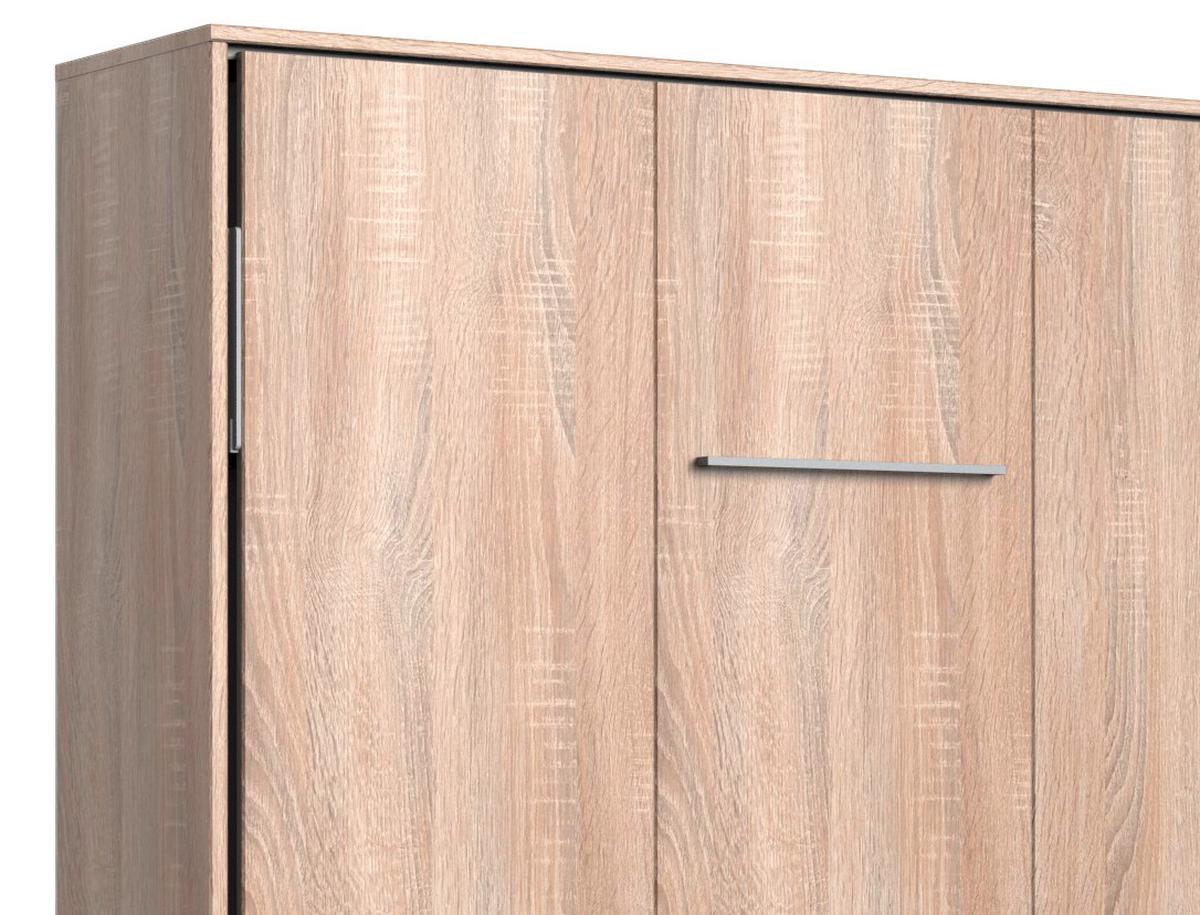 Klappbett Juist ca. 140x200 cm Eiche - Eichefarben, KONVENTIONELL, Holz/Holzwerkstoff (140/200cm) - MID.YOU