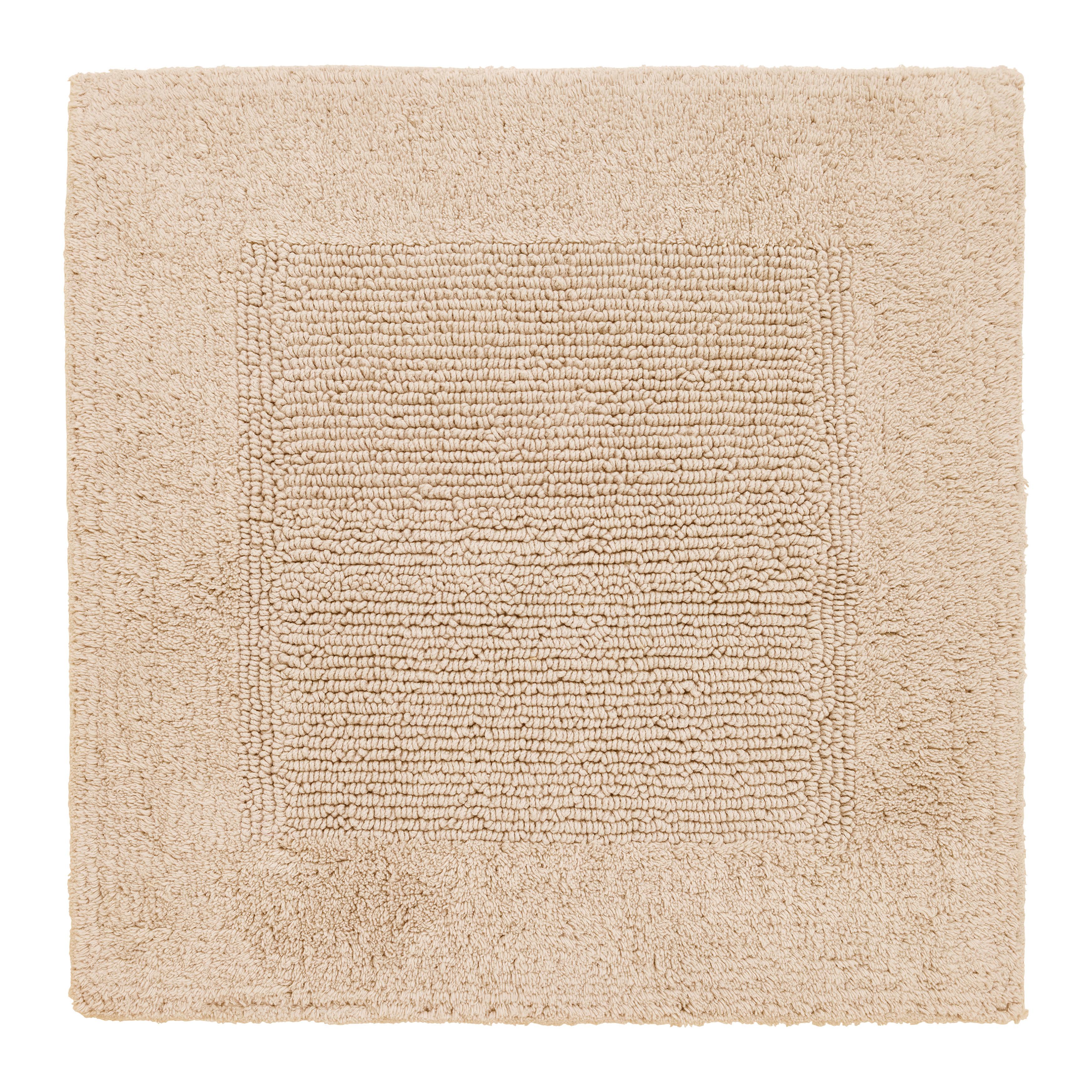 BADRUMSMATTA KAREN - sandfärgad, Klassisk, textil (50/50cm) - Premium Living
