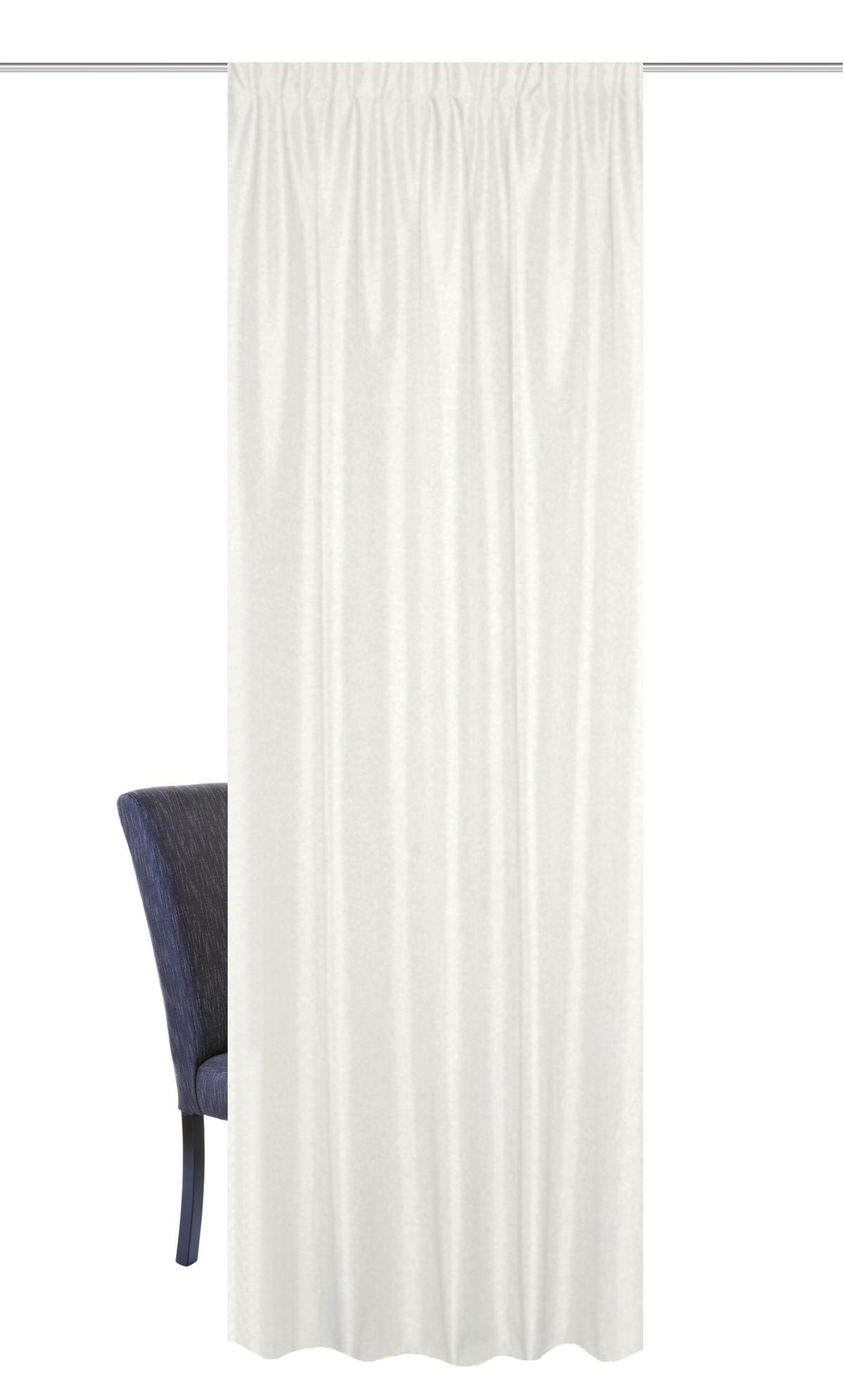 Wärmeschutzvorhang Eskimo Weiß ca. 135x300cm - Weiß, Basics, Textil (135/300cm) - Schmidt W. Gmbh