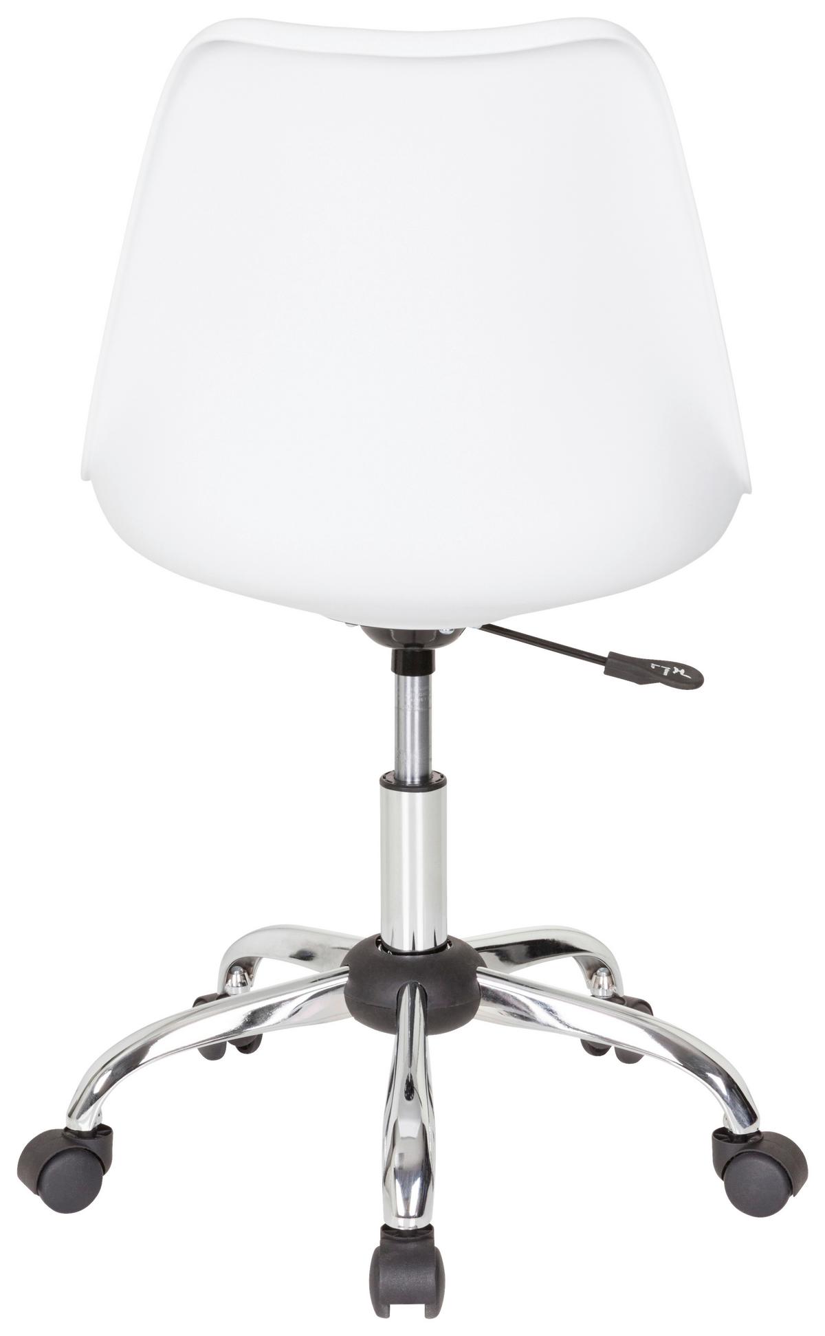 Vrtljivi Stol Fancy Pro, Bela - bela, Moderno, kovina/umetna masa (48/86/54cm) - MID.YOU