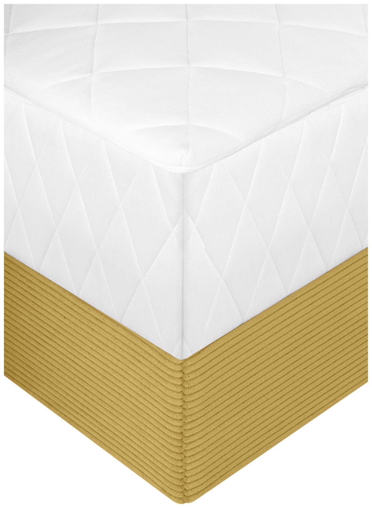 Boxbett Boxy Gelb ca. 100x200cm - Gelb, KONVENTIONELL, Textil (100/200cm) - Based