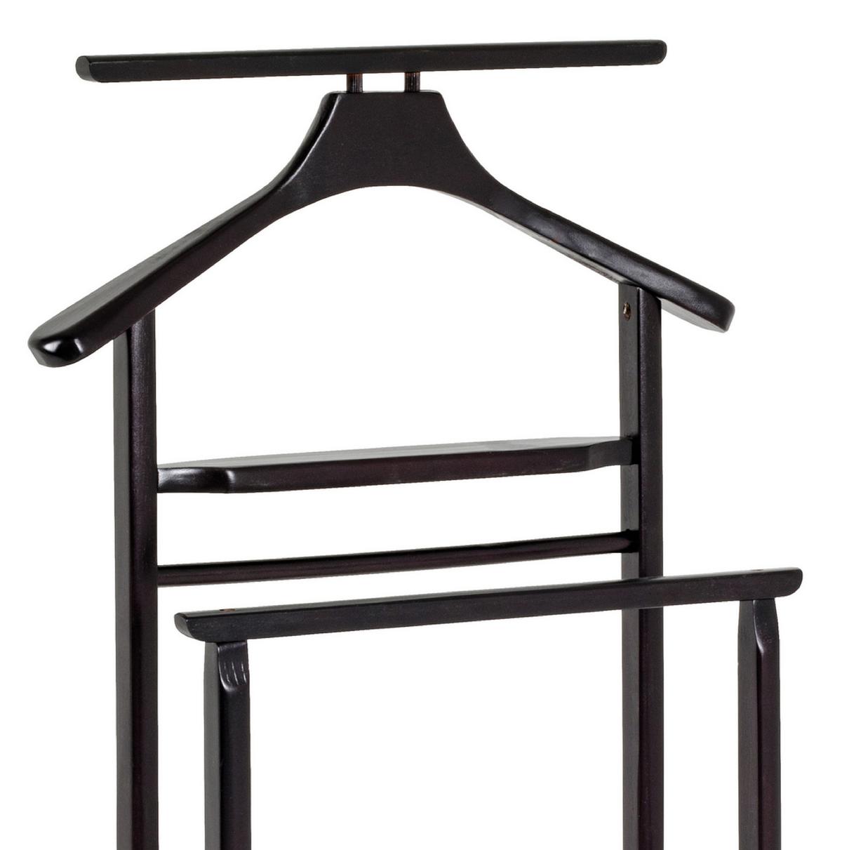 CICHY SŁUGA FUNNY - brązowy, Basics, drewno (47/102/36cm)