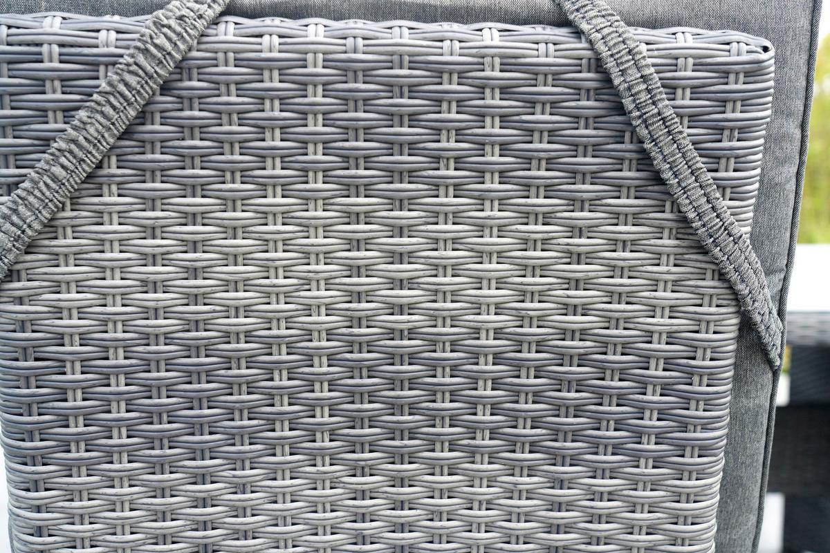 Vrtni Set Bologna, 7-Delni - siva, Moderno, kovina/umetna masa - Gardenson