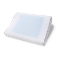 Pernă cervicală Gerry - albastru/alb, textil (40/60/7cm) - Premium Living